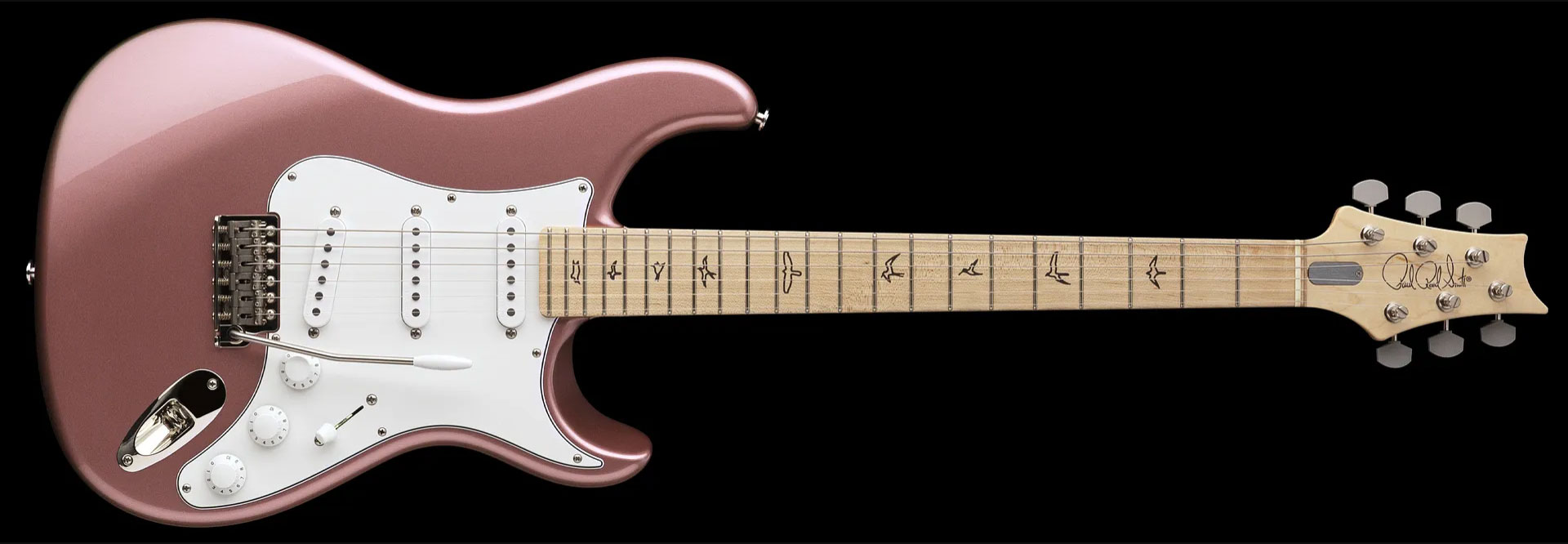 Prs John Mayer Silver Sky Usa Signature 3s Trem Mn - Midnight Rose - Elektrische gitaar in Str-vorm - Variation 1