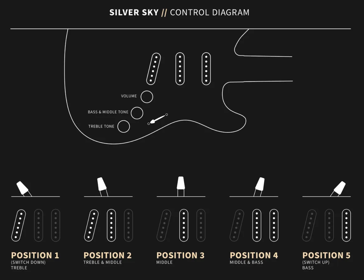 Prs John Mayer Silver Sky Usa Signature 3s Trem Mn - Faded Black Tee Satin - Elektrische gitaar in Strat vorm - Variation 6