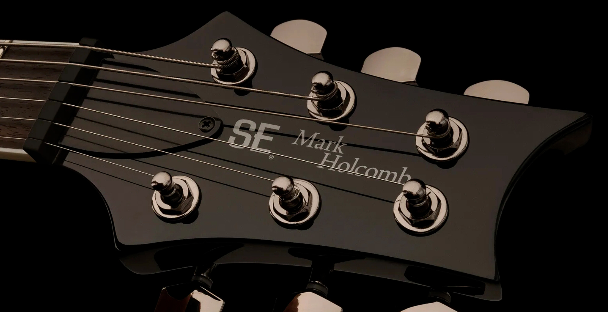 Prs Mark Holcomb Se Signature 2h Seymour Duncan Ht Eb - Holcomb Blue Burst - Metal elektrische gitaar - Variation 6