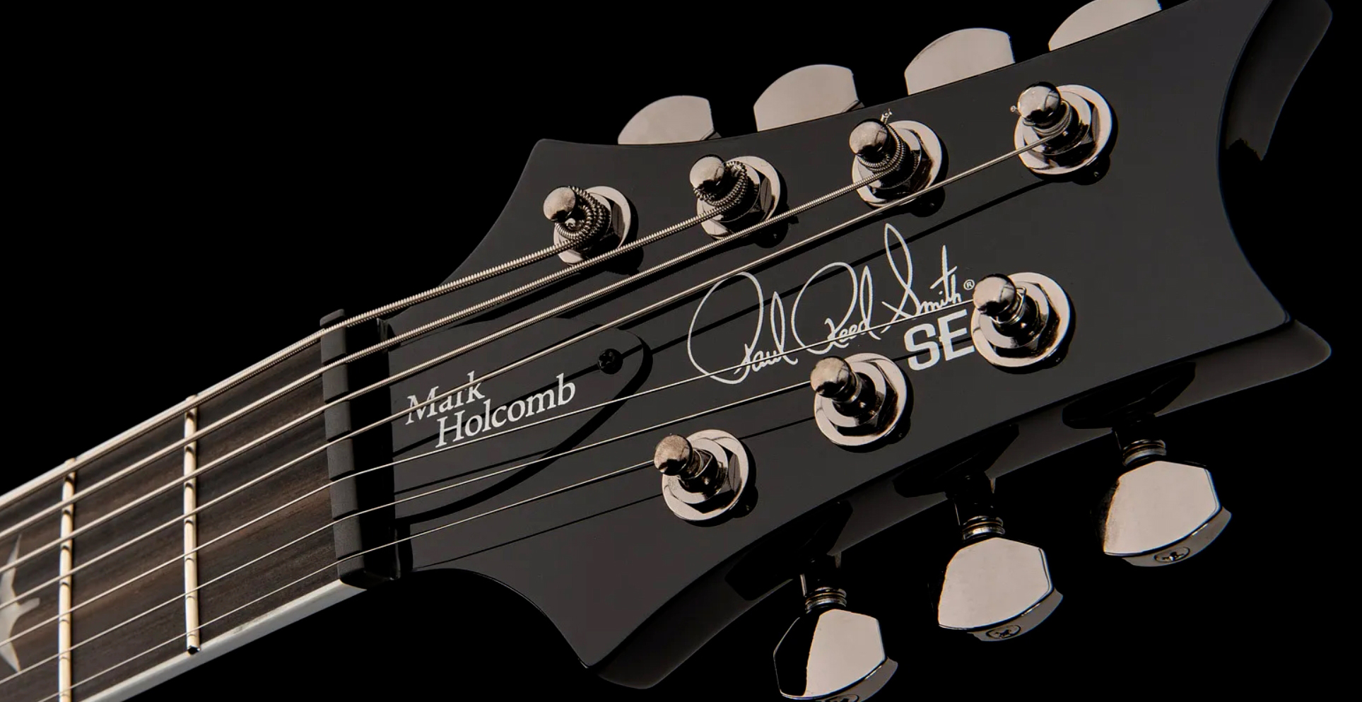 Prs Mark Holcomb Svn Se Signature 7c Baryton 2hseymour Duncan  Ht Eb - Holcomb Blue Burst - Bariton elektrische gitaar - Variation 4