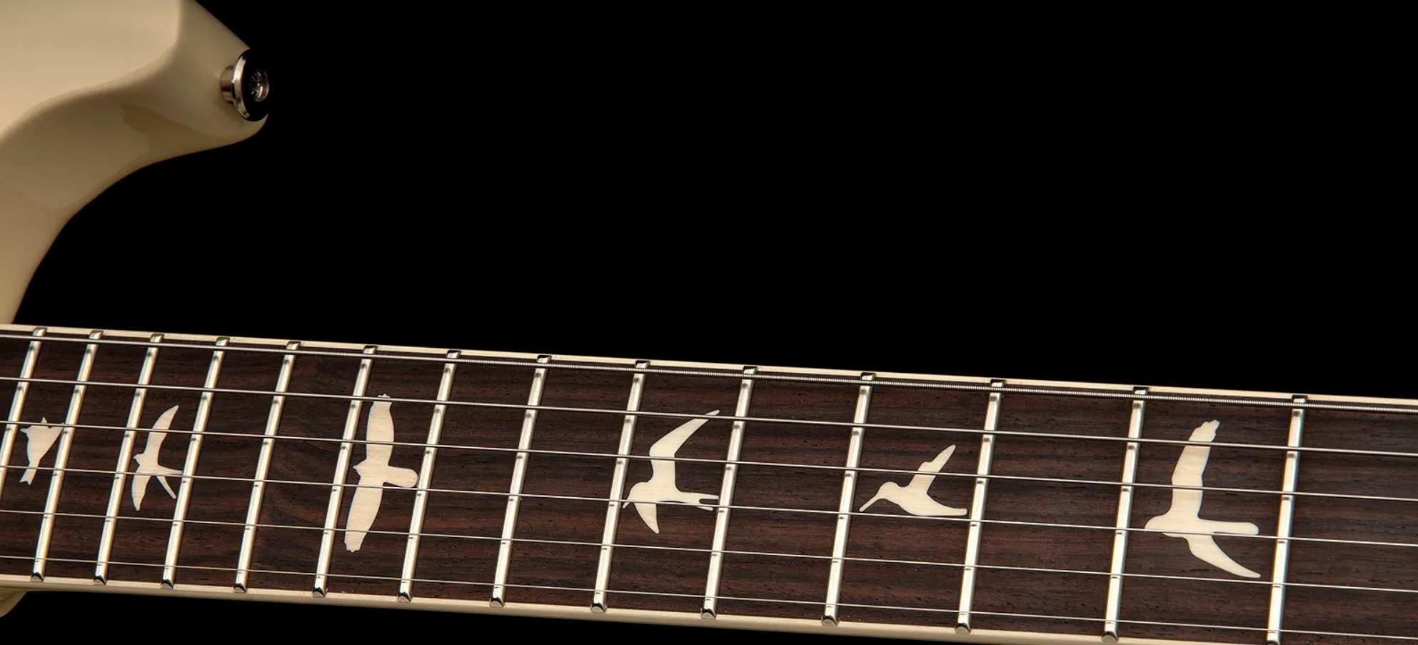 Prs Mira 594 S2 Usa 2h Ht Rw - Antique White - Double cut gitaar - Variation 4