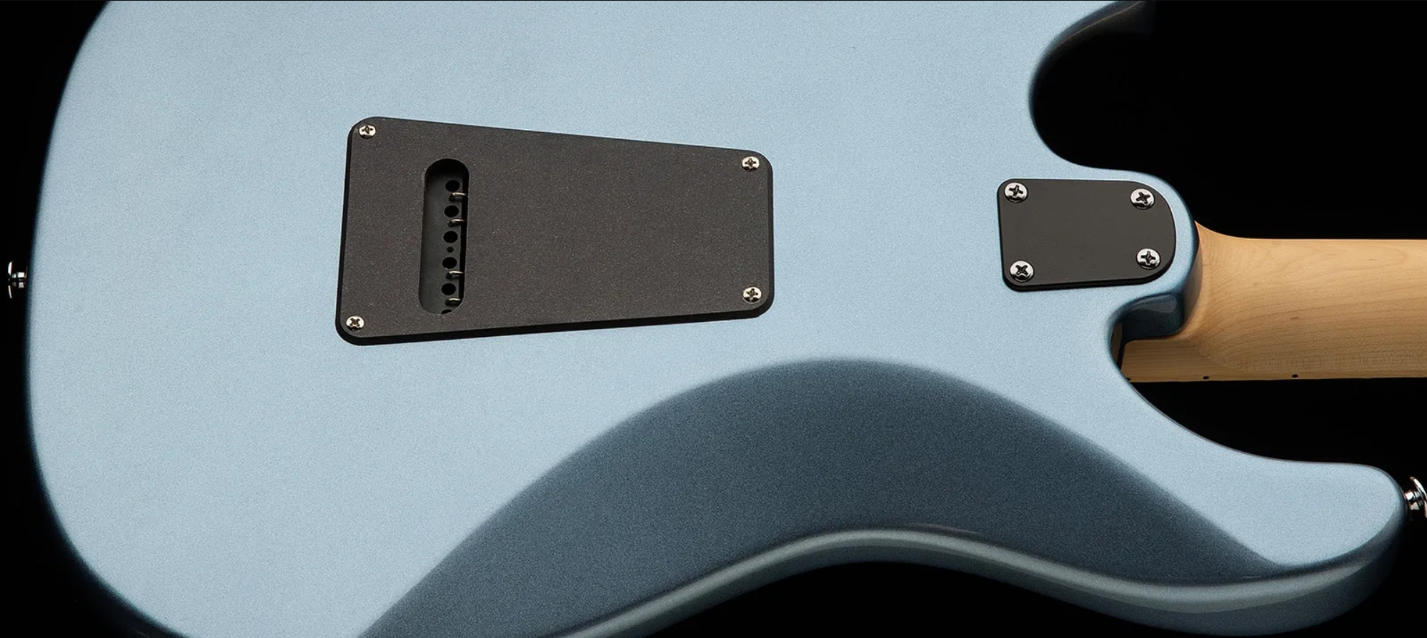 Prs Nf3 Maple Se Bolt-on 3mh Trem Mn - Ice Blue Metallic - Double cut gitaar - Variation 6