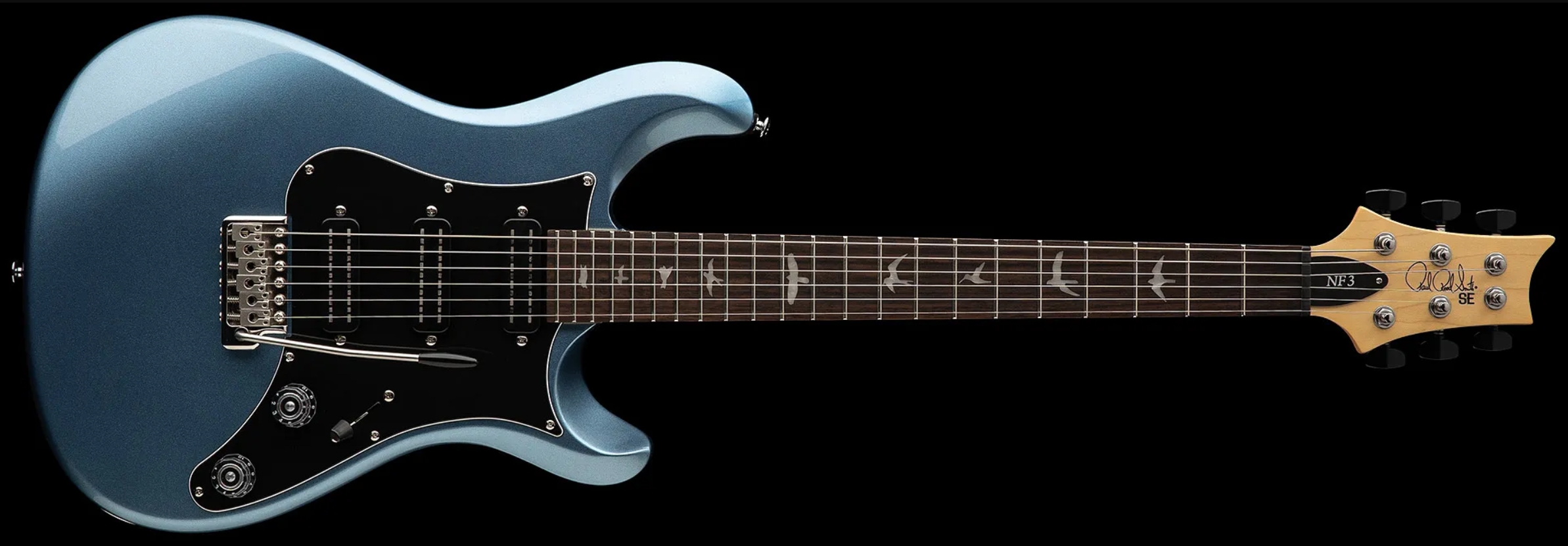 Prs Nf3 Se Bolt-on 3h Trem Rw - Ice Blue Metallic - Single cut gitaar - Variation 2