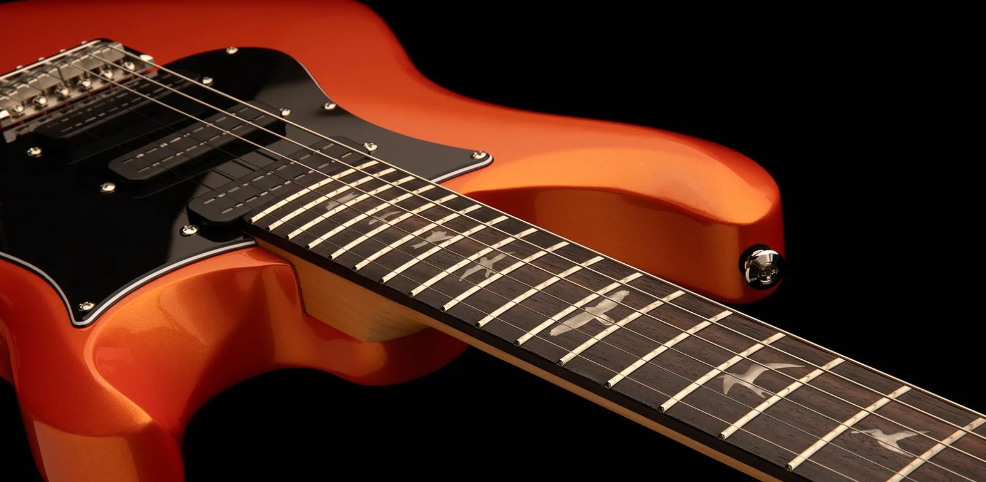 Prs Nf3 Se Bolt-on 3h Trem Rw - Metallic Orange - Single cut gitaar - Variation 4
