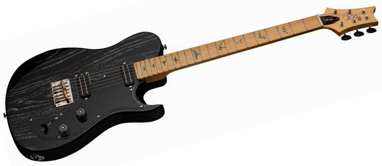 Prs Nf53 Se 2mh Ht Mn - Black Doghair - Televorm elektrische gitaar - Variation 1
