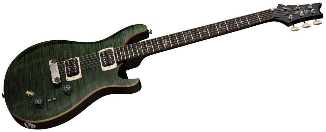 Prs Paul's Guitar Se (wing Tuners) 2h Ht Rw - Teal Black - Double cut gitaar - Variation 1