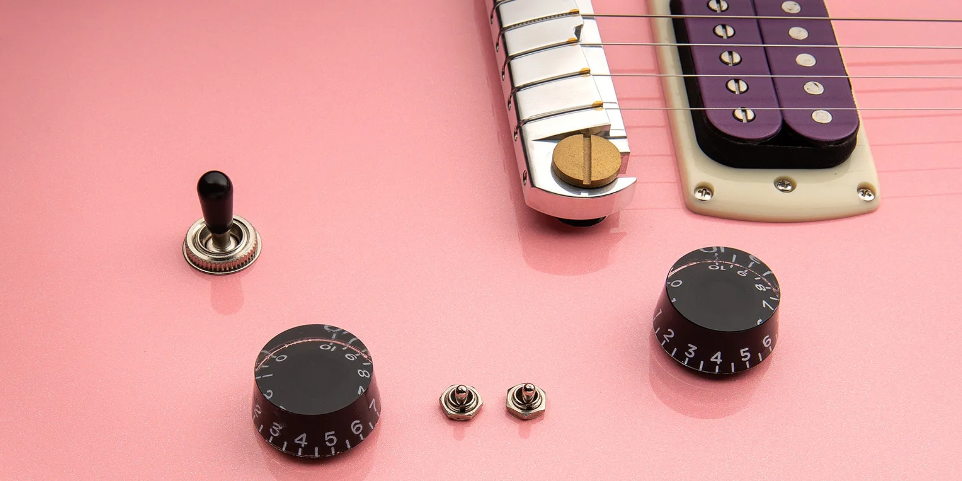 Prs Rock Lady Custom 24-08 Se Ltd 2h Ht Rw - Pearl Pink - Double cut gitaar - Variation 2