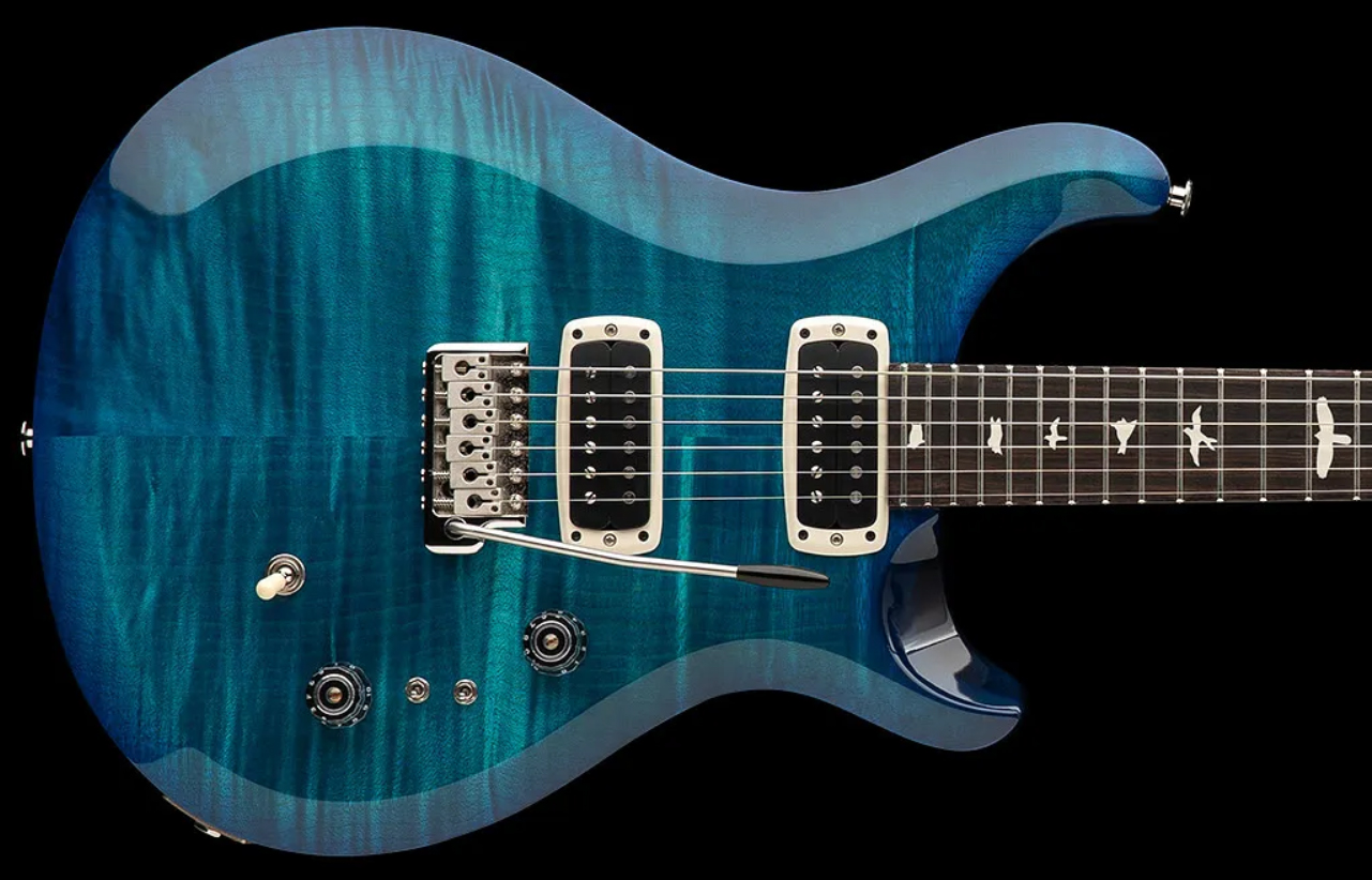 Prs S2 Custom 24-08 Usa 2h Tci Trem Rw - Lake Blue - Double cut gitaar - Variation 2