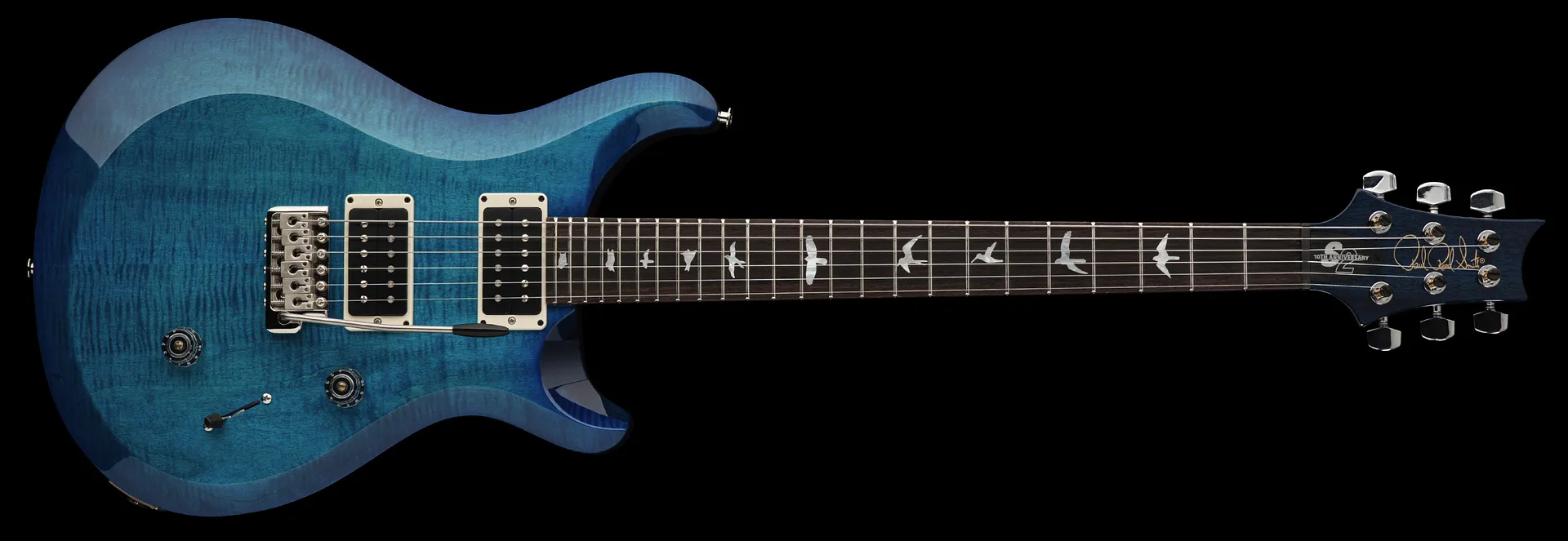 Prs S2 Custom 24 10th Ann. Ltd Usa 2023 2h Trem Rw - Lake Blue - Guitarra eléctrica de doble corte. - Variation 2