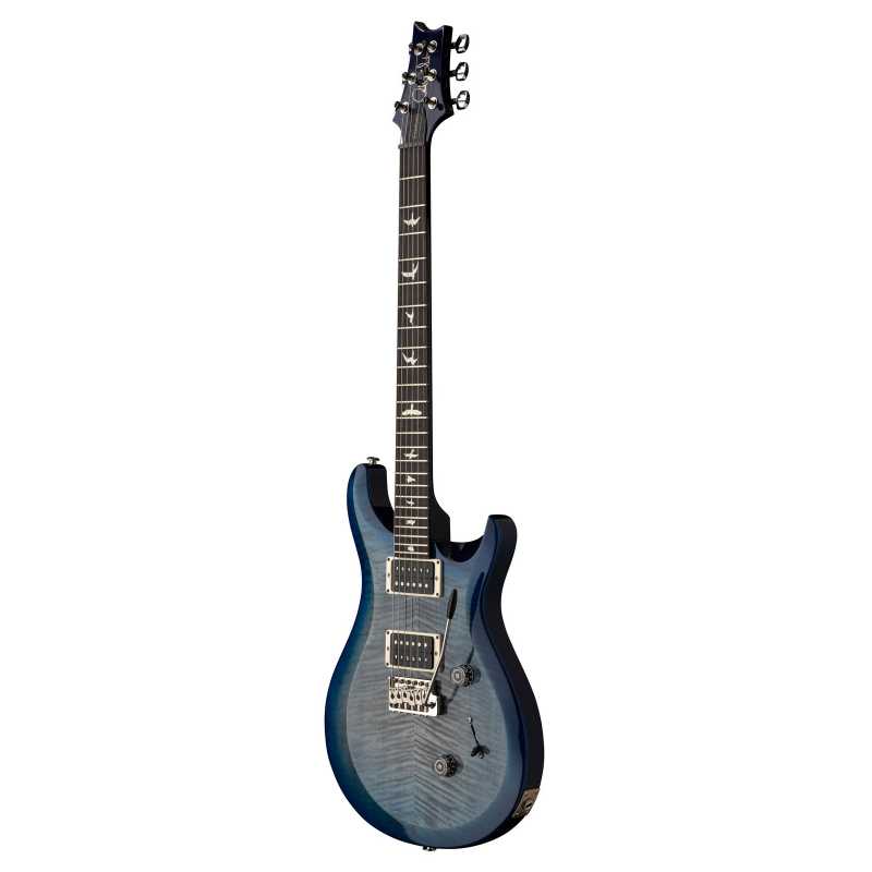 Prs S2 Custom 24 Usa 2024 Hh Trem Rw - Faded Gray Black Blue Burst - Guitarra eléctrica de doble corte. - Variation 1