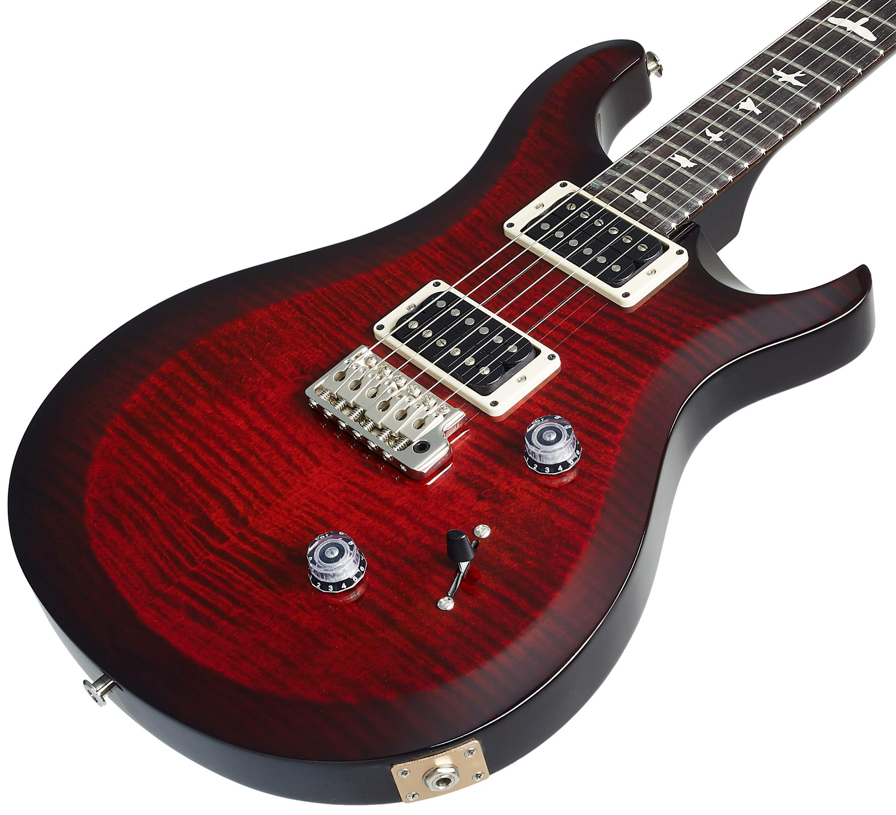 Prs S2 Custom 24 Usa Hh Trem Rw - Fire Red Burst - Guitarra eléctrica de doble corte. - Variation 2