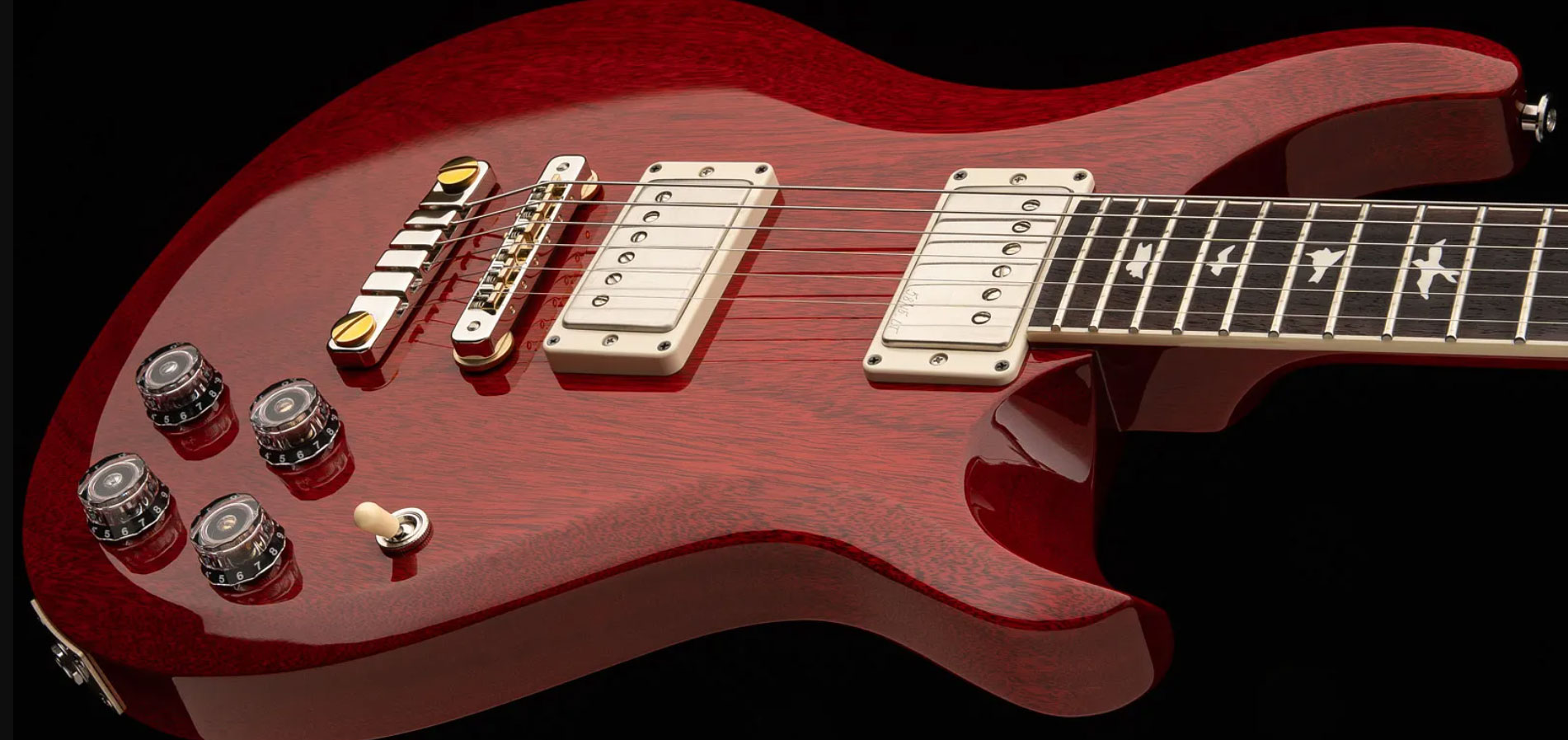 Prs S2 Mccarty 594 Thinline Usa 2h 58/15lt Ht Rw - Vintage Cherry - Guitarra eléctrica de doble corte. - Variation 1