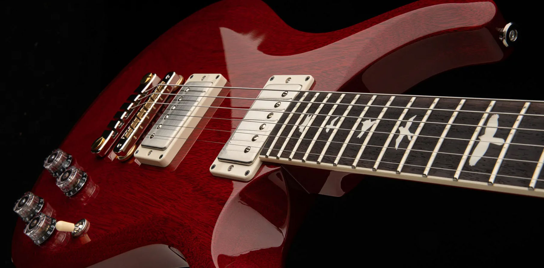 Prs S2 Mccarty 594 Thinline Usa 2h 58/15lt Ht Rw - Vintage Cherry - Guitarra eléctrica de doble corte. - Variation 2