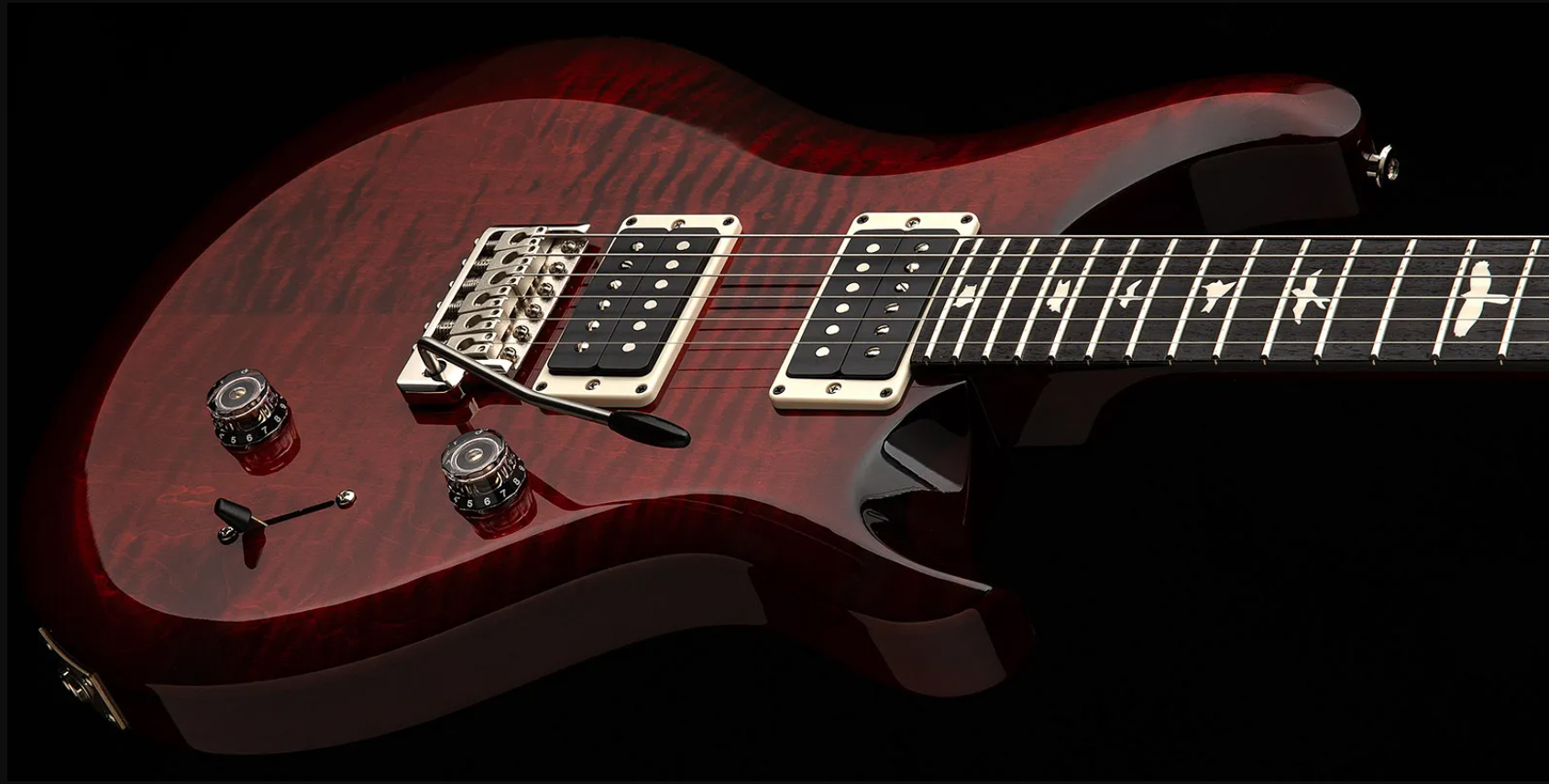Prs S2 Mccarty 594 Usa 2h 58/15lt Ht Rw - Fire Red Burst - Double cut gitaar - Variation 2