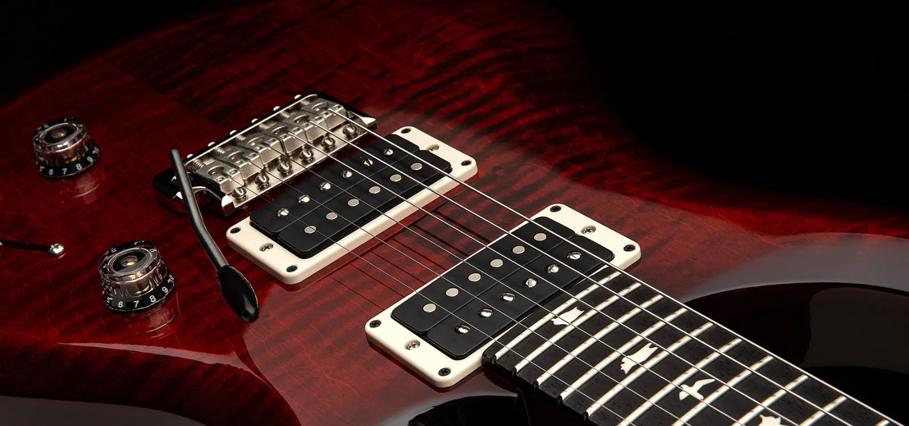 Prs S2 Mccarty 594 Usa 2h 58/15lt Ht Rw - Fire Red Burst - Double cut gitaar - Variation 3