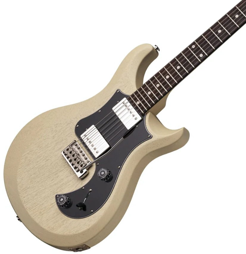 Prs S2 Standard 24 Satin Usa 2h Trem Rw - Antique White - Guitarra eléctrica de doble corte. - Variation 3