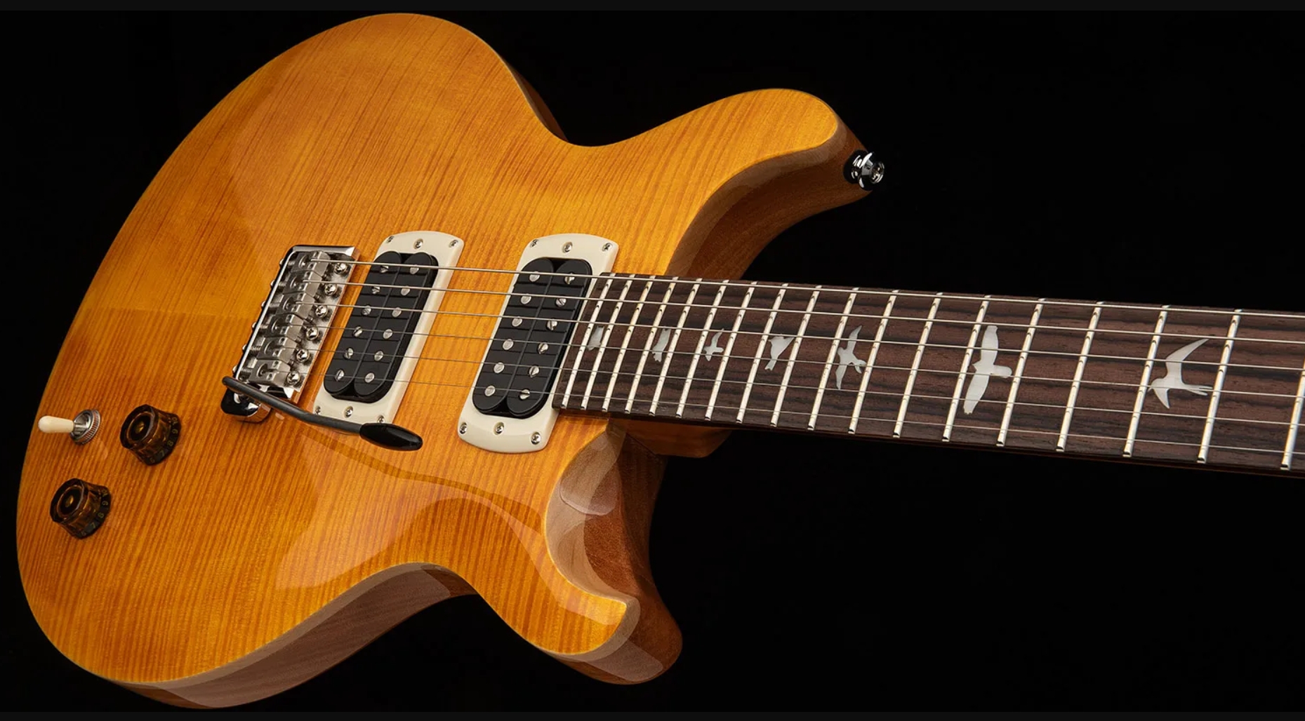 Prs Santana Se Signature 2h Trem Rw - Yellow - Double cut gitaar - Variation 2