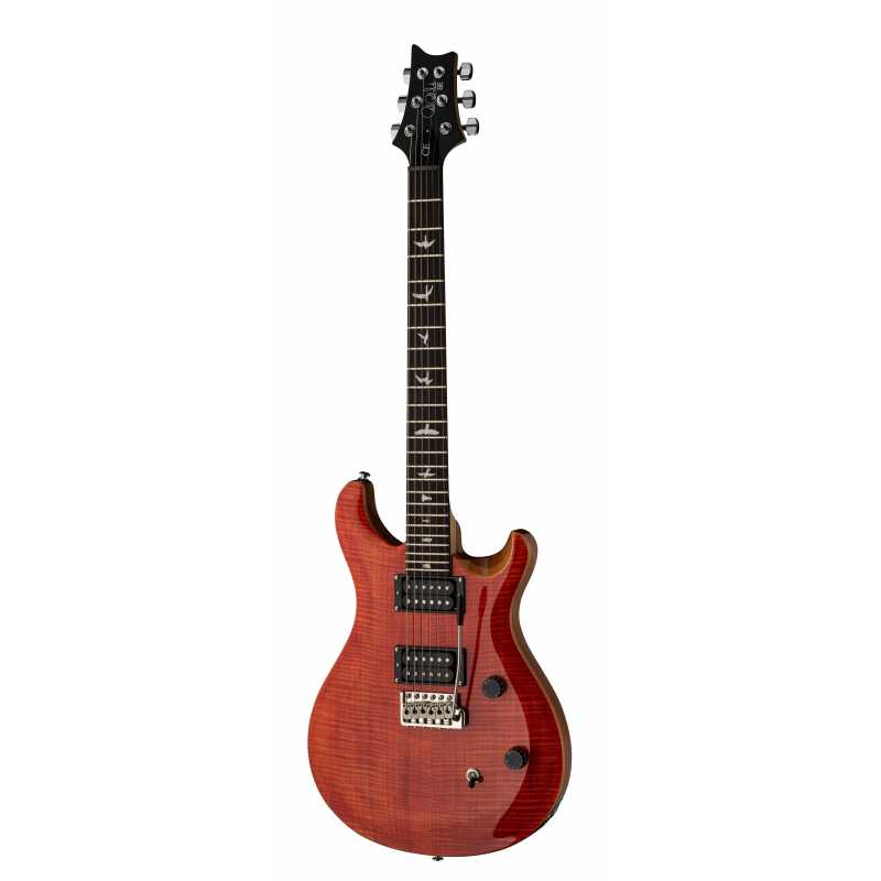 Prs Se Ce 24 Hh Trem Mn - Blood Orange - Guitarra eléctrica de doble corte. - Variation 2