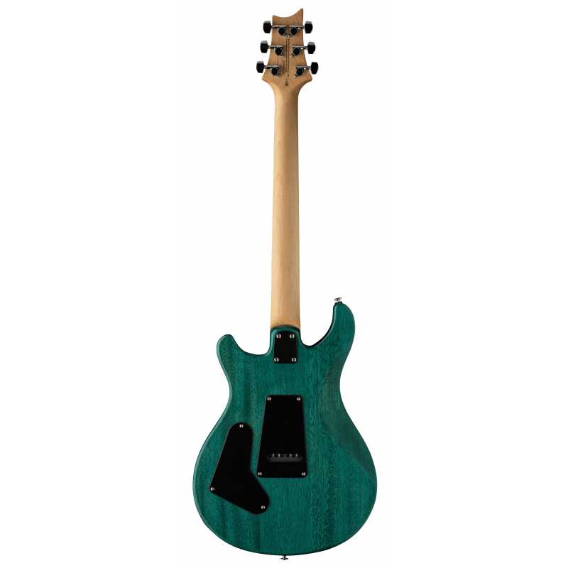Prs Se Ce 24 Standard Hh Trem Mn - Satin Turquoise - Guitarra eléctrica de doble corte. - Variation 1