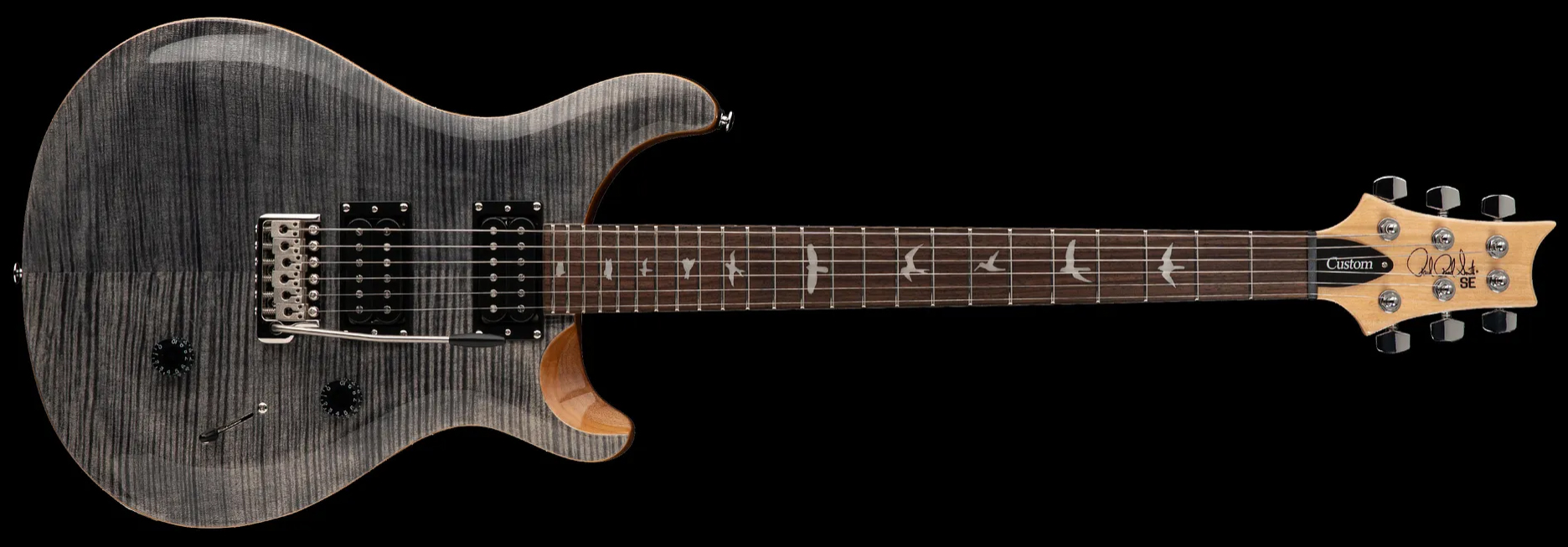 Prs Se Custom 24 2023 2h Trem Rw - Charcoal - Guitarra eléctrica de doble corte. - Variation 1