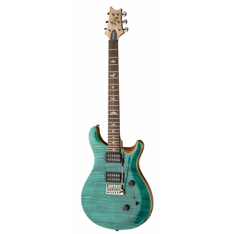 Prs Se Custom 24 2h Trem Eb - Turquoise - Guitarra eléctrica de doble corte. - Variation 2