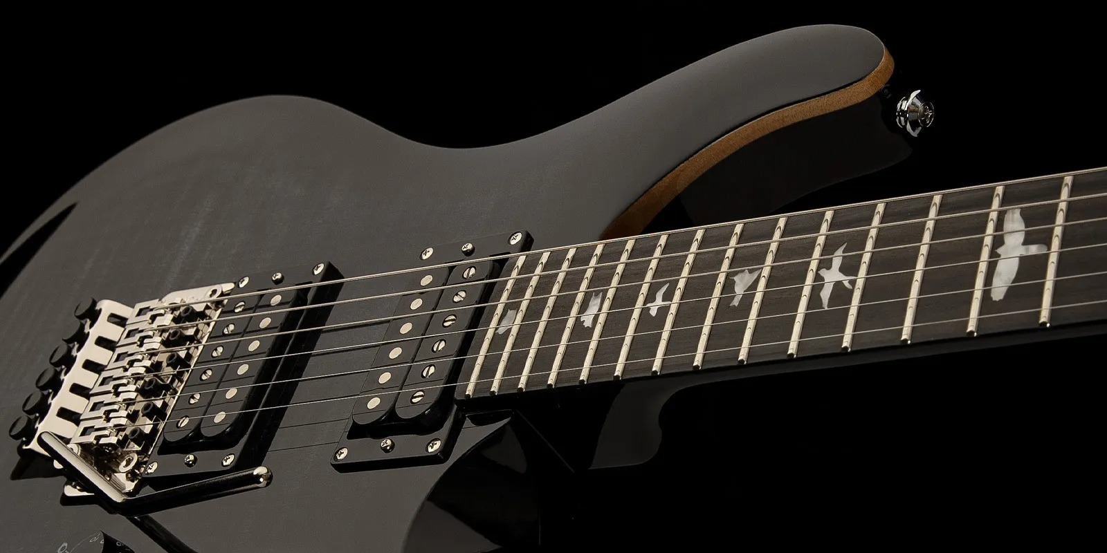Prs Se Custom 24 Floyd 2023 2h Fr Eb - Charcoal Burst - Guitarra eléctrica de doble corte. - Variation 3