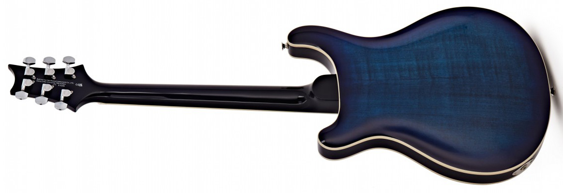 Prs Se Hollow Body Ii Hh Ht Eb - Faded Blue Burst - Semi hollow elektriche gitaar - Variation 1
