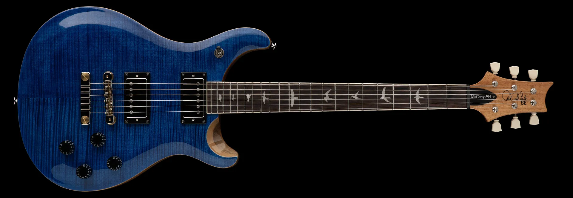 Prs Se Mccarty 594 2h Ht Rw - Faded Blue - Guitarra eléctrica de doble corte. - Variation 2