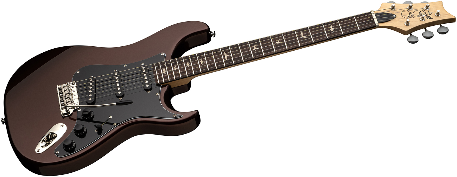 Prs Silver Sky Defender Se Ltd Signature 3s Trem Rw - Sedona Red - Elektrische gitaar in Strat vorm - Variation 3