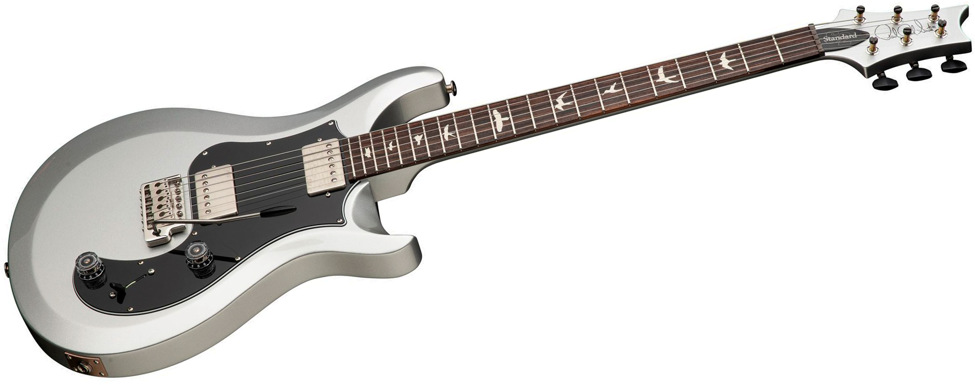 Prs Standard 22 S2 Usa 2h Trem Rw - Platinum Metallic - Double cut gitaar - Variation 2