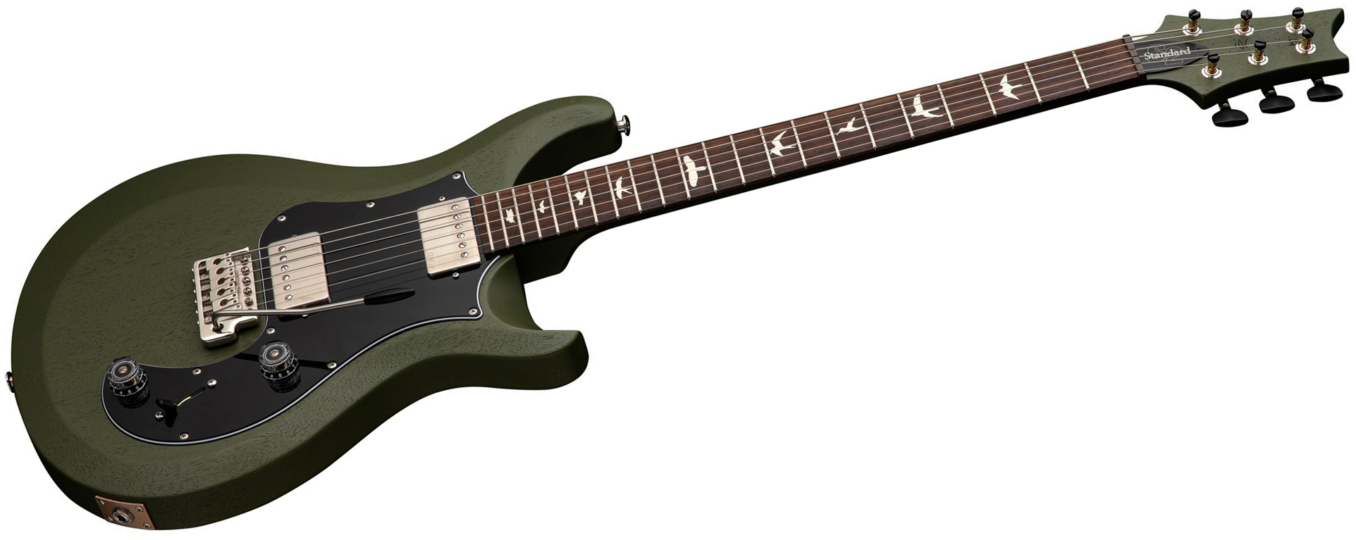 Prs Standard 22 S2 Usa 2h Trem Rw - Matcha Green Satin - Double cut gitaar - Variation 2