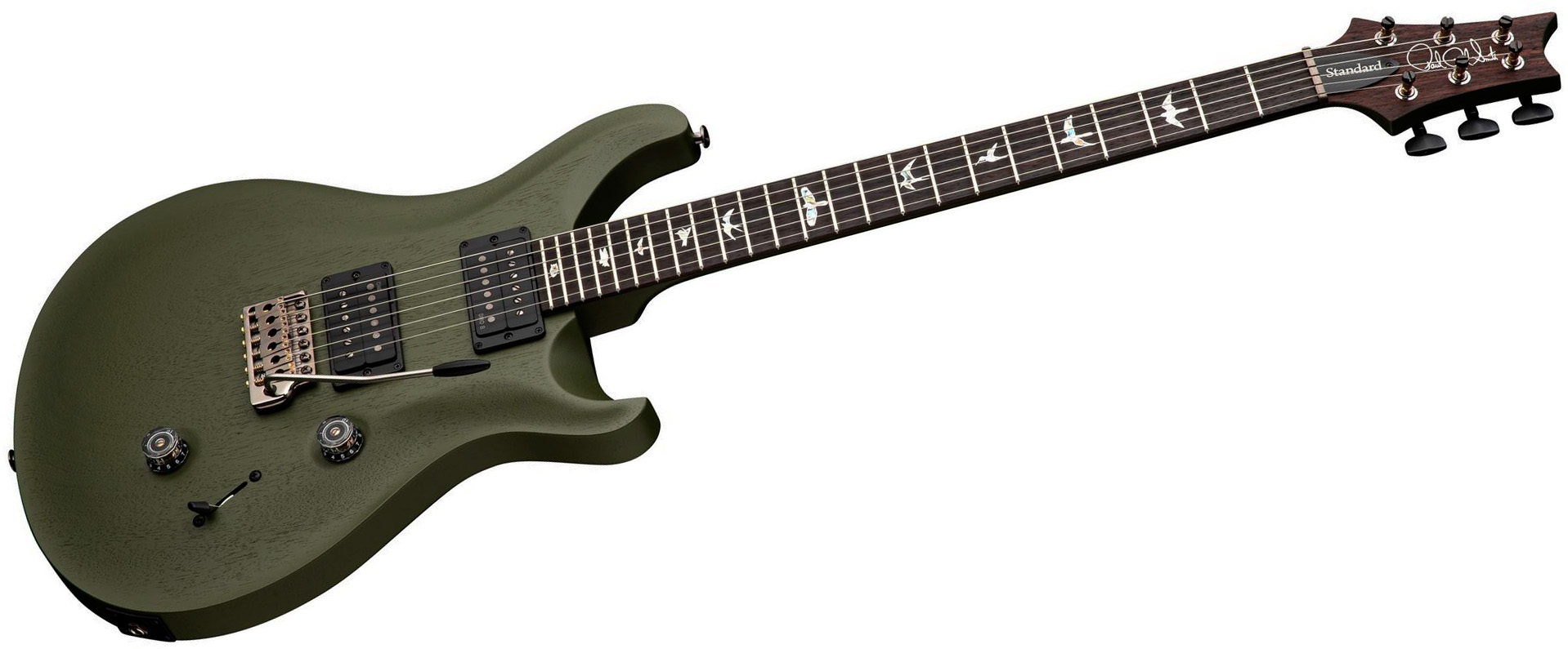 Prs Standard 24 S2 Usa 2h Dmo Trem Rw - Matcha Green Satin - Double cut gitaar - Variation 2