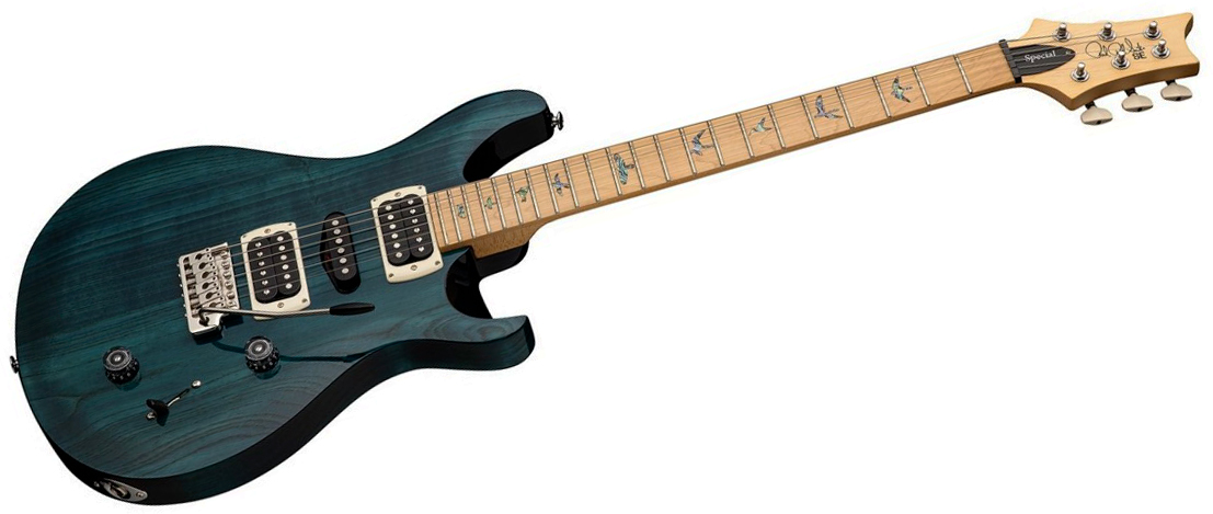 Prs Swamp Ash Special Se (wing Tuners) Hsh Trem Mn - Iridescent Blue - Double cut gitaar - Variation 1