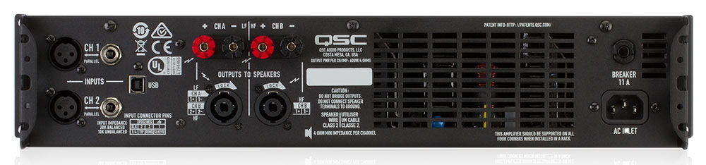 Qsc Gxd4 - Stereo krachtversterker - Variation 2