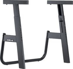 Keyboard stand, adjustable height - black