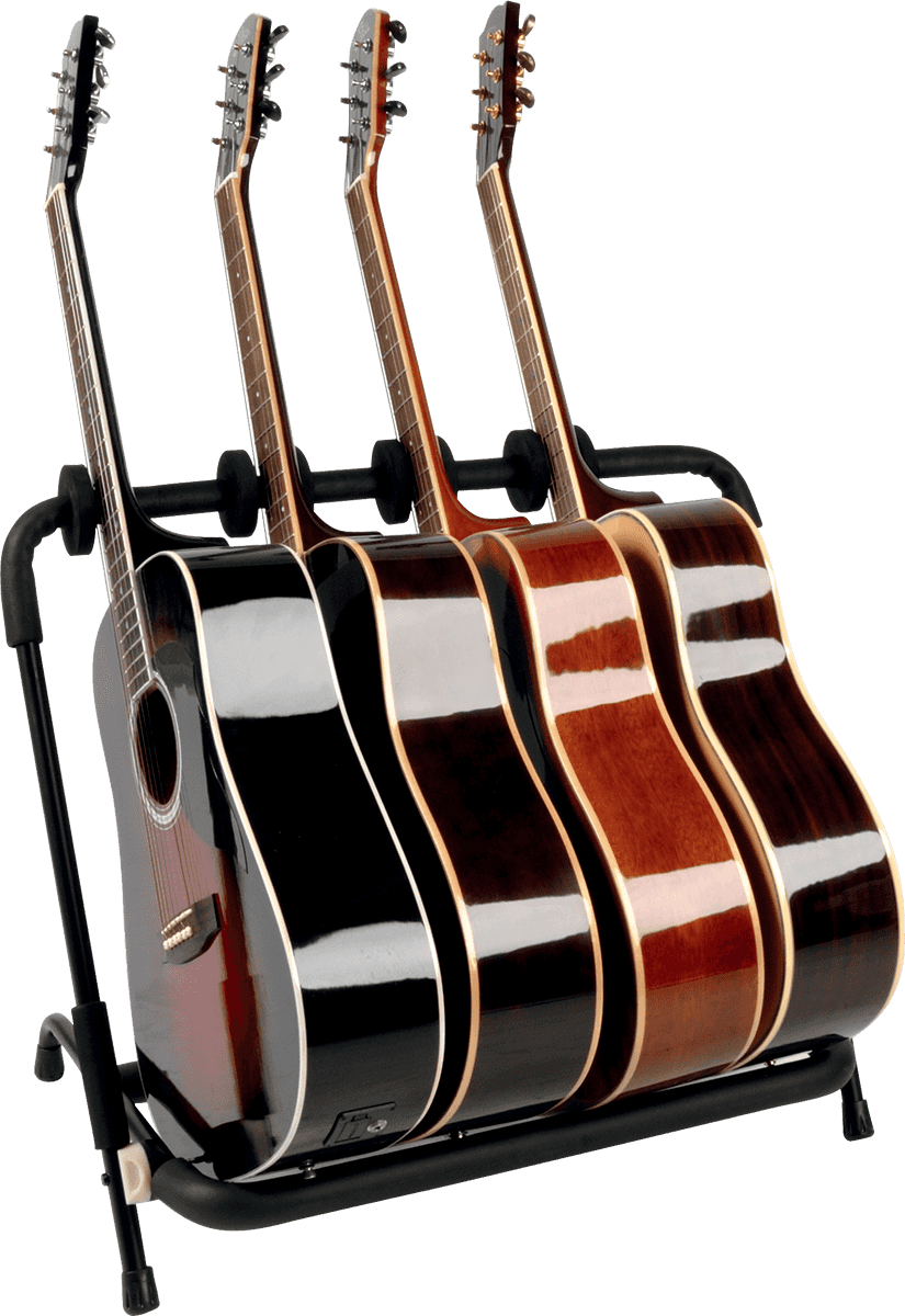 Quiklok Stand 6 Guitares Avec Séparations Réglables - Noir - Gitaarstandaard - Variation 10
