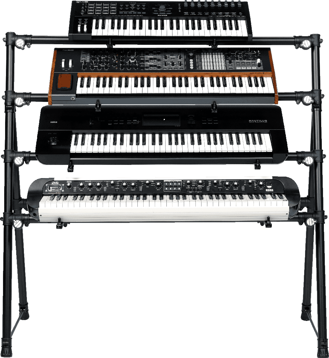 Quiklok Stand Claviers 4 Niveaux - Keyboardstandaard - Variation 5