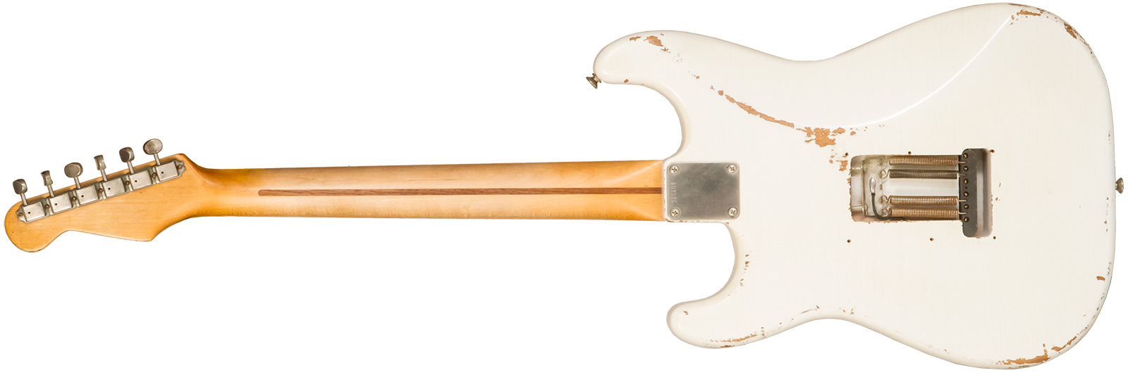 Rebelrelic S-series 1955 3s Trem Mn #240401 - Olympic White - Elektrische gitaar in Str-vorm - Variation 2