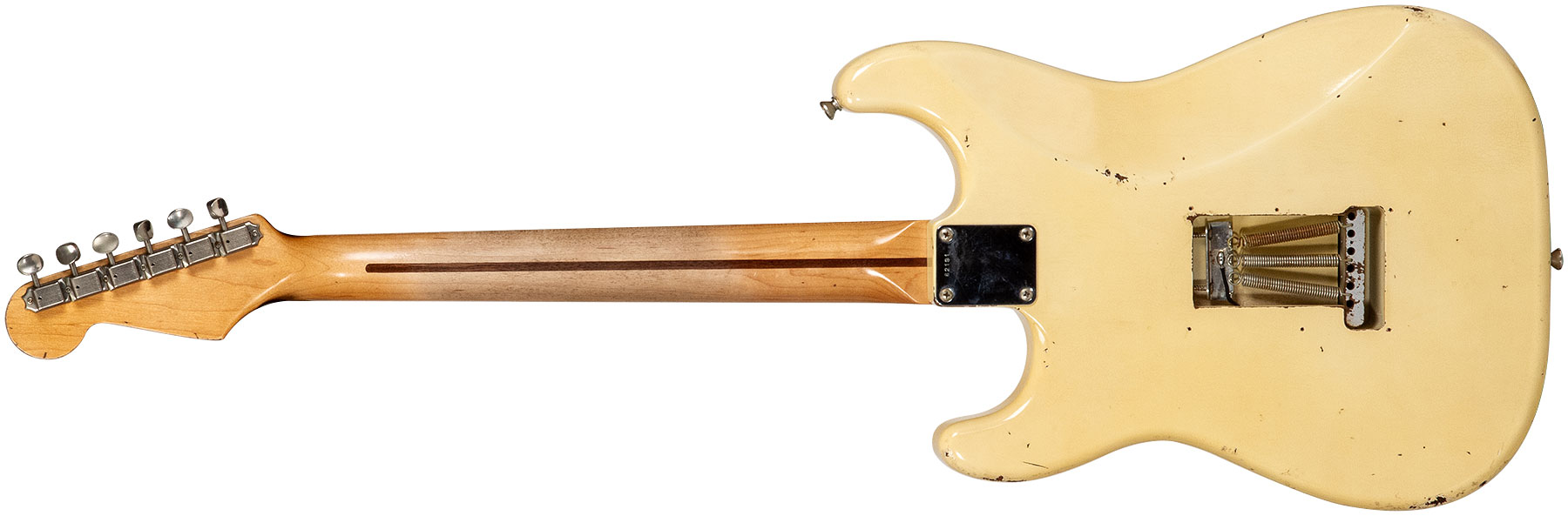 Rebelrelic S-series 55 3s Trem Mn #62191 - Light Aged Banana - Elektrische gitaar in Str-vorm - Variation 1