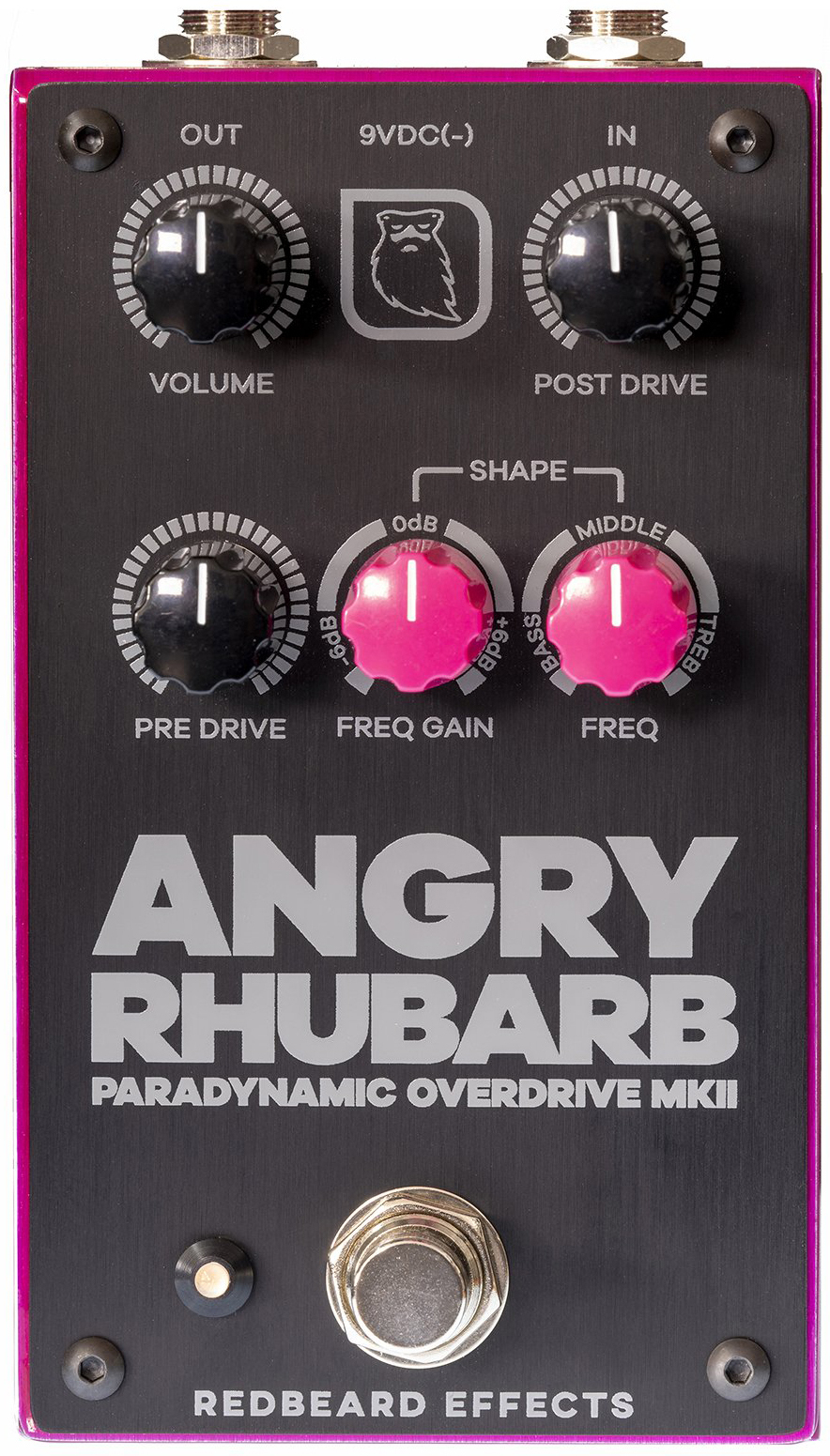 Redbeard Effects Angry Rhubarb Paradynamic Overdrive Mkii - Overdrive/Distortion/fuzz effectpedaal - Main picture