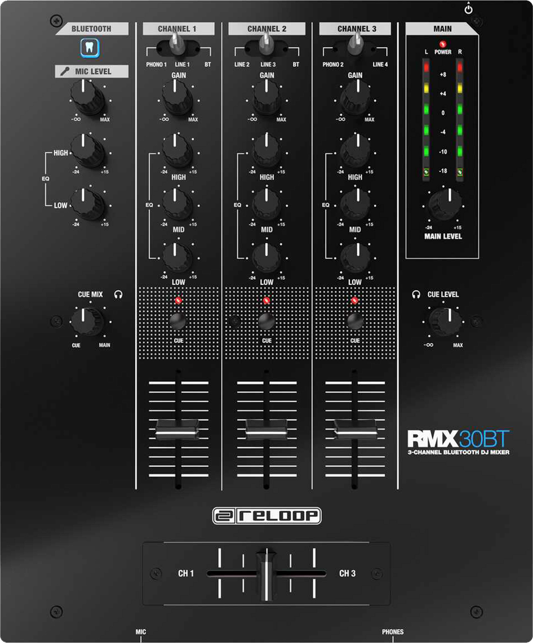 Reloop Rmx-30 Bt - Analoge Mengtafel - Main picture