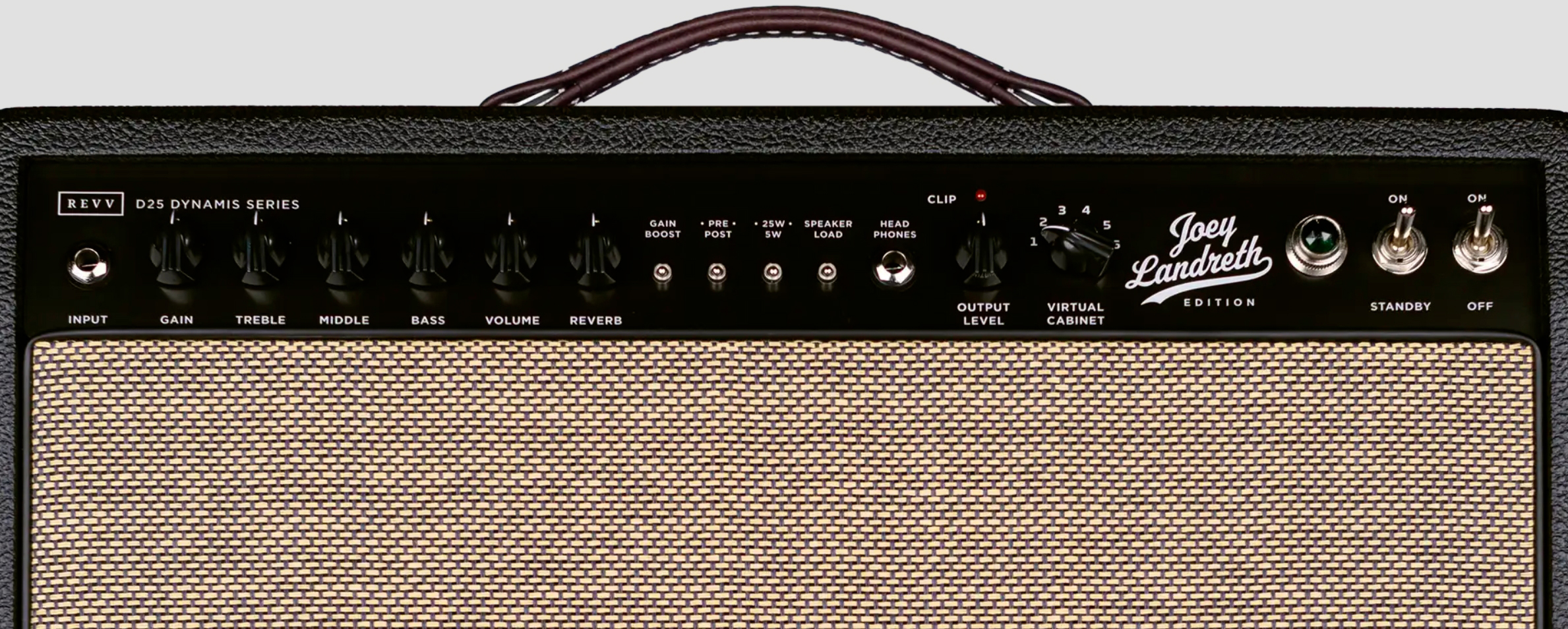 Revv Joey Landreth D25 Jl Combo Signature 5/25w 1x12 6v6 - Combo voor elektrische gitaar - Variation 2