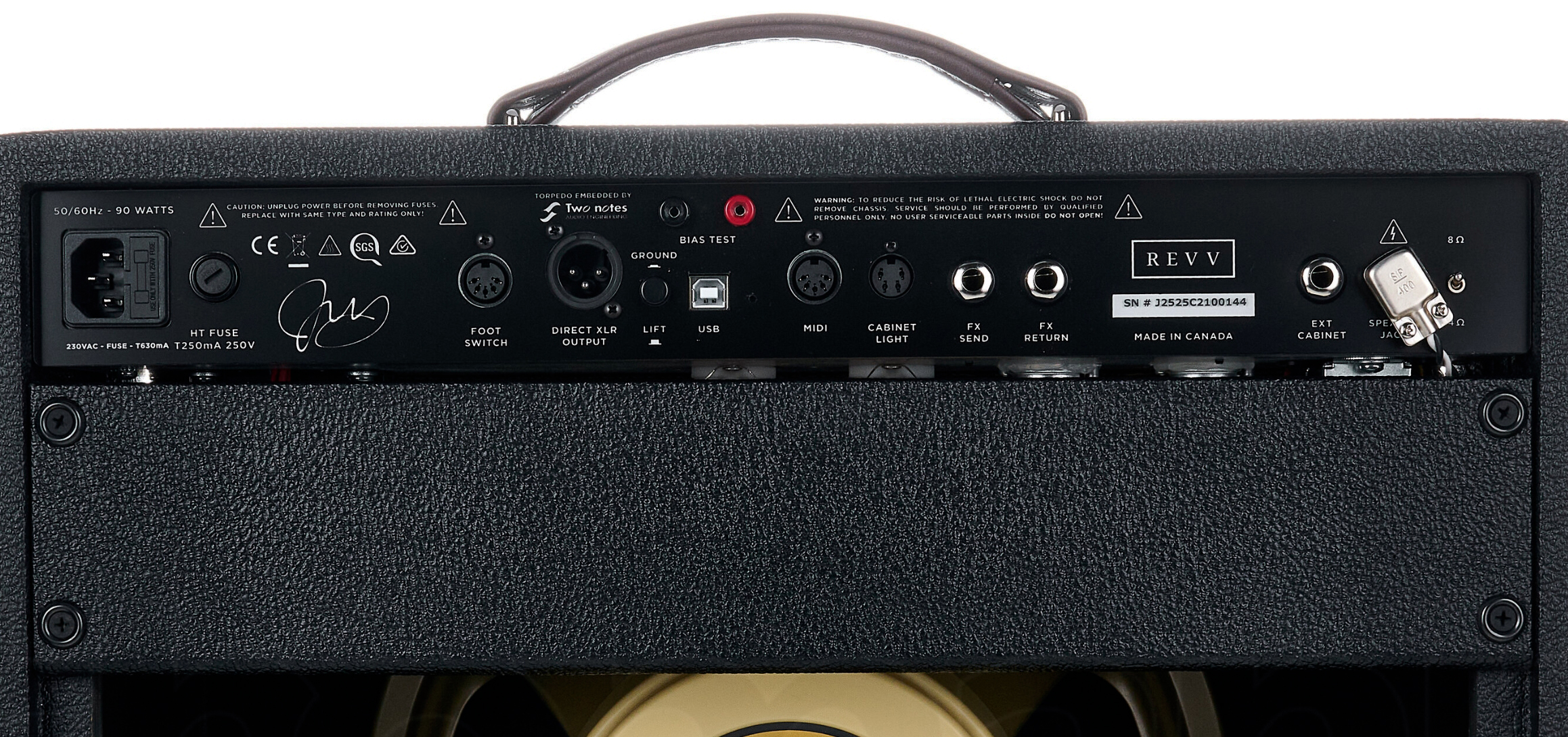 Revv Joey Landreth D25 Jl Combo Signature 5/25w 1x12 6v6 - Combo voor elektrische gitaar - Variation 3