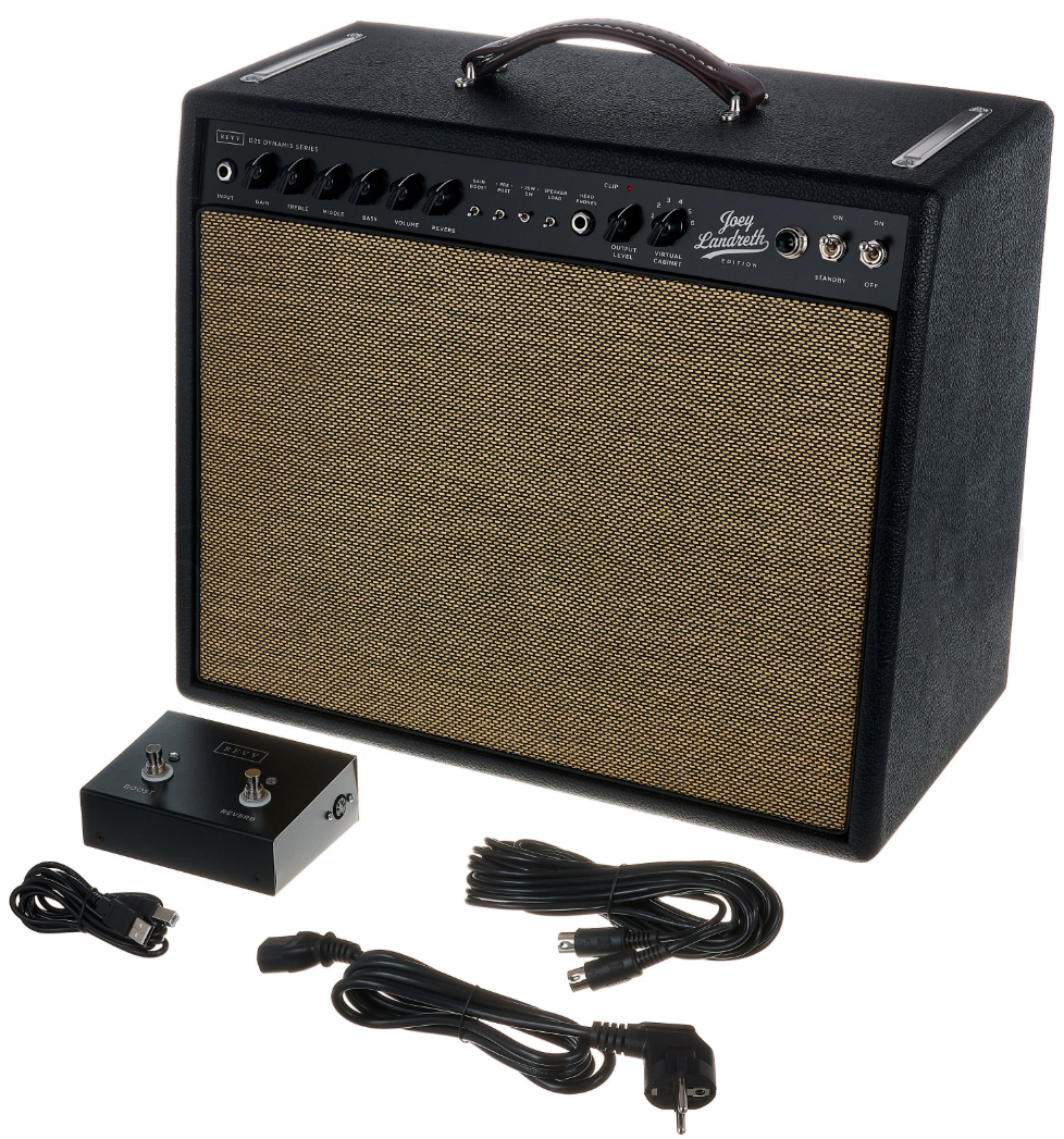 Revv Joey Landreth D25 Jl Combo Signature 5/25w 1x12 6v6 - Combo voor elektrische gitaar - Variation 4