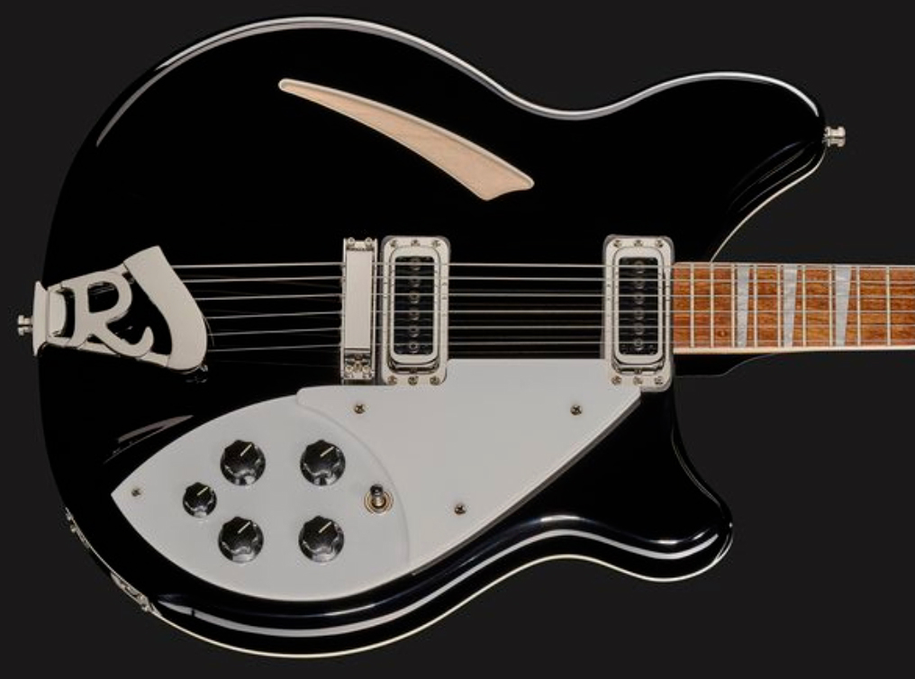 Rickenbacker 360 Jg 2h Ht Rw - Jet Glow - Semi hollow elektriche gitaar - Variation 1