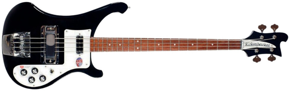 Rickenbacker 4030s Short Scale Shsc Rw - Jetglo - Solid body elektrische bas - Main picture