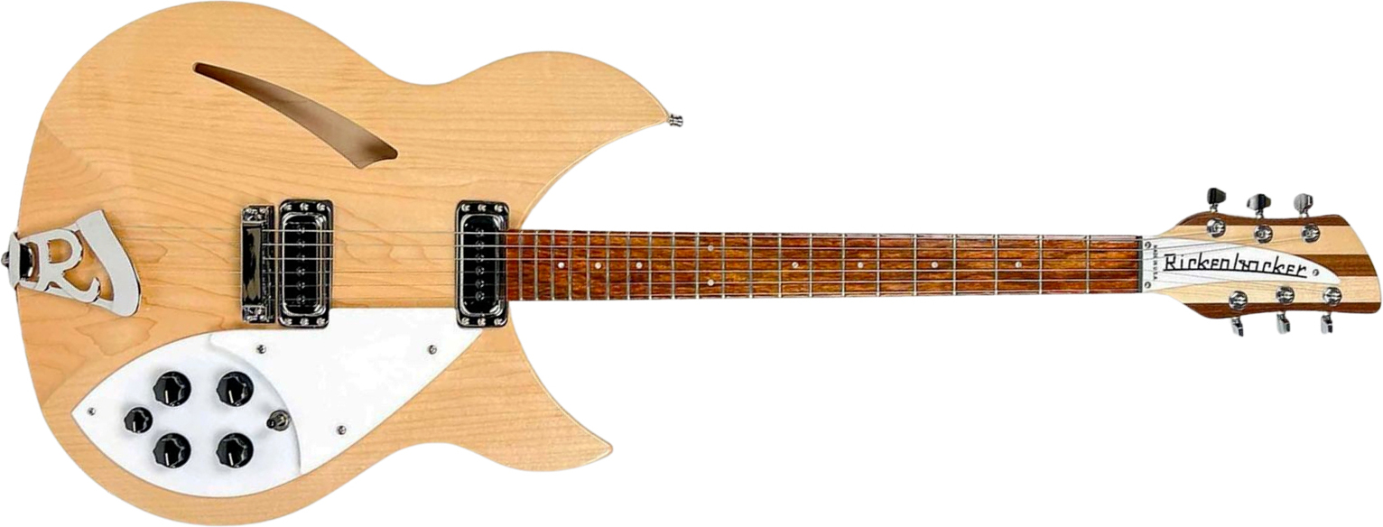 Rickenbacker Model 330 Mg 2s Ht Rw - Natural - Semi hollow elektriche gitaar - Main picture