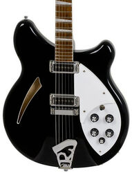 Semi hollow elektriche gitaar Rickenbacker 360 JG - Jet glow