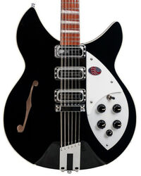 Semi hollow elektriche gitaar Rickenbacker Model 1993Plus JG (12-String) - Jetglo
