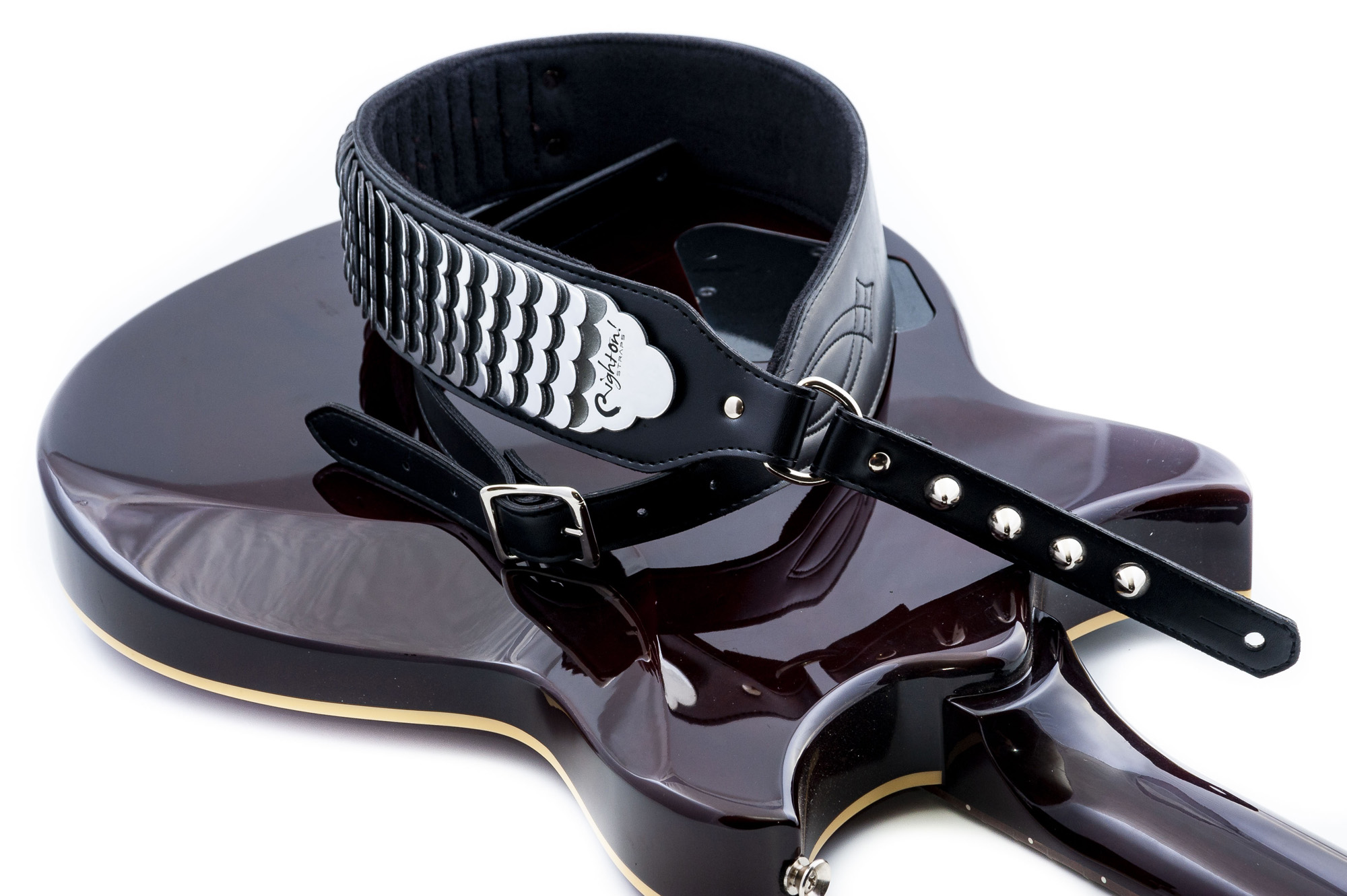 Righton Straps Courroie Righton Legend Jl Python Noir - Gitaarriem - Variation 2